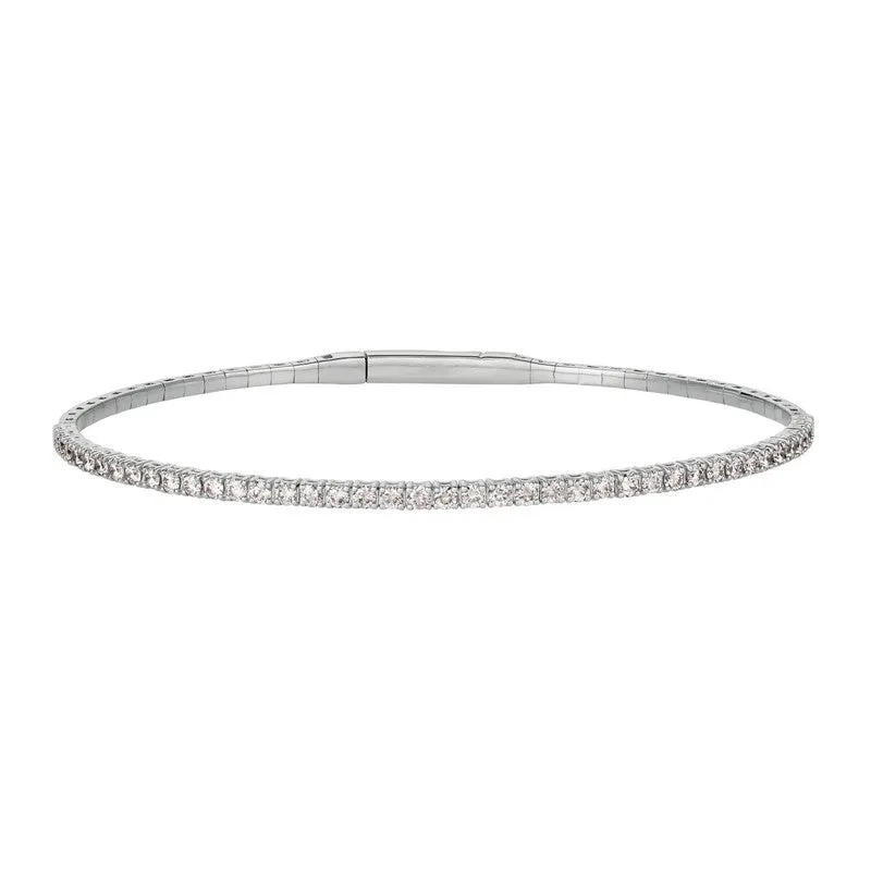 1.00CT DIAMOND FLEXIBLE BRACELET 14K GOLD