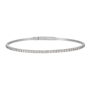 1.00CT DIAMOND FLEXIBLE BRACELET 14K GOLD