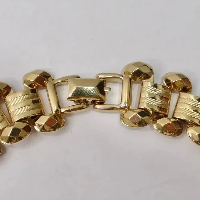 1980s Gold Plated Choker Necklace