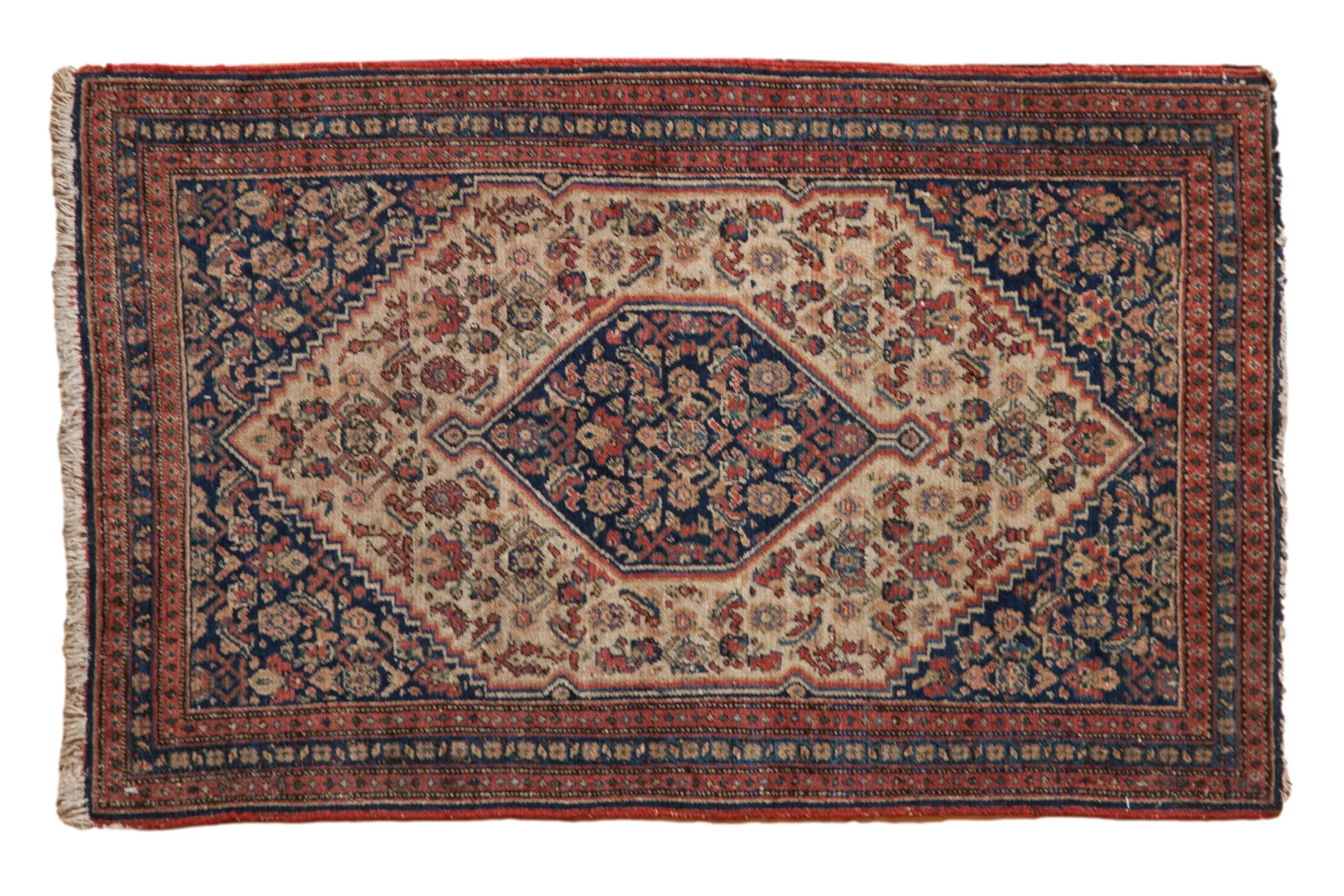 2x3 Antique Fine Senneh Rug Mat