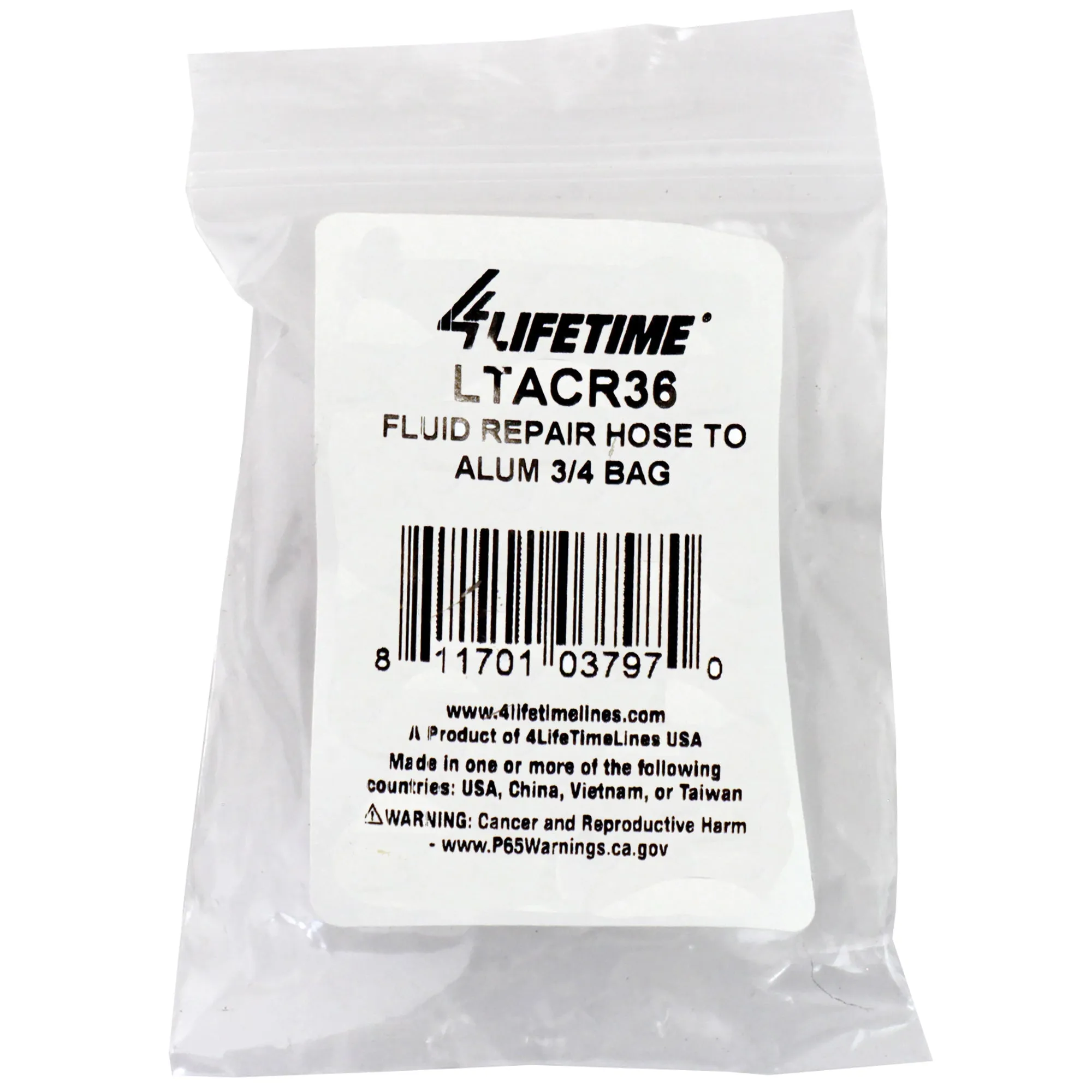 3/4" Repair Union - #12 AC Hose to Aluminum Tube