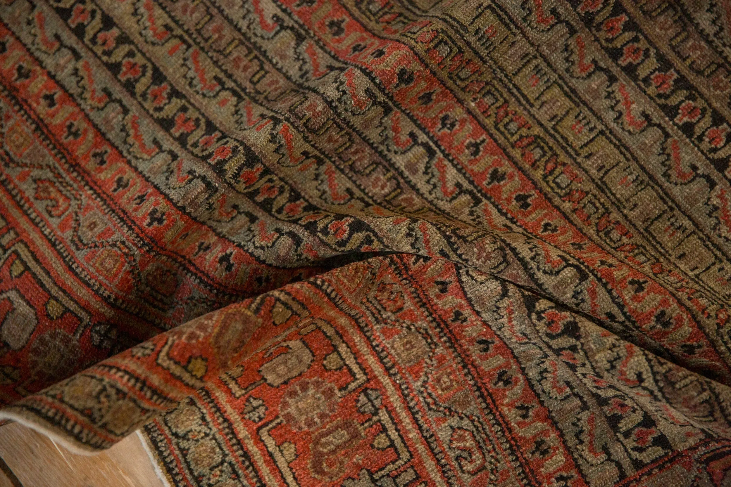 3.5x5 Antique Senneh Rug