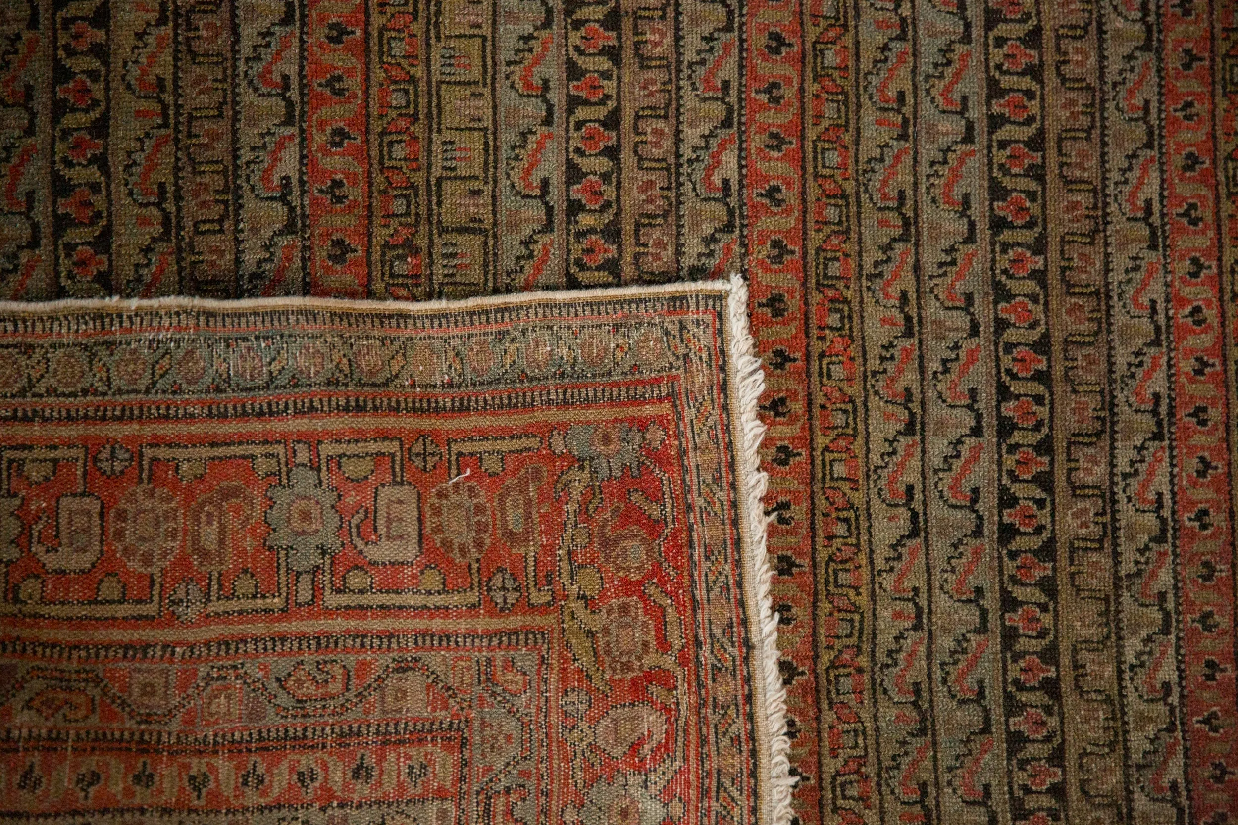 3.5x5 Antique Senneh Rug