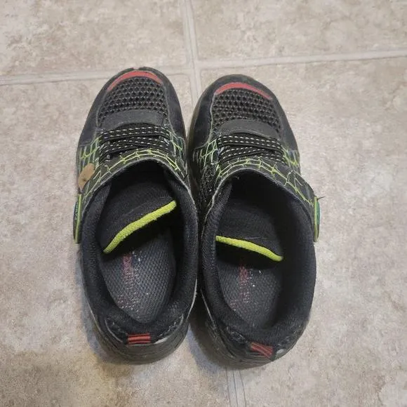 5/$10 Skechers Toddler 12 Boys Light Up Sneakers Dinosaur *WORN* Skechers