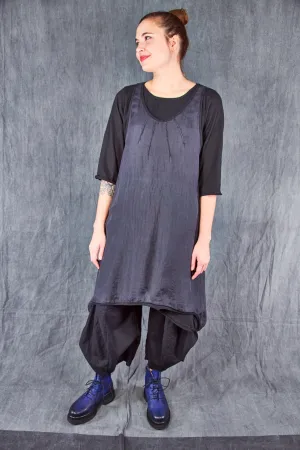 6113 Organza Shift with pinches-U