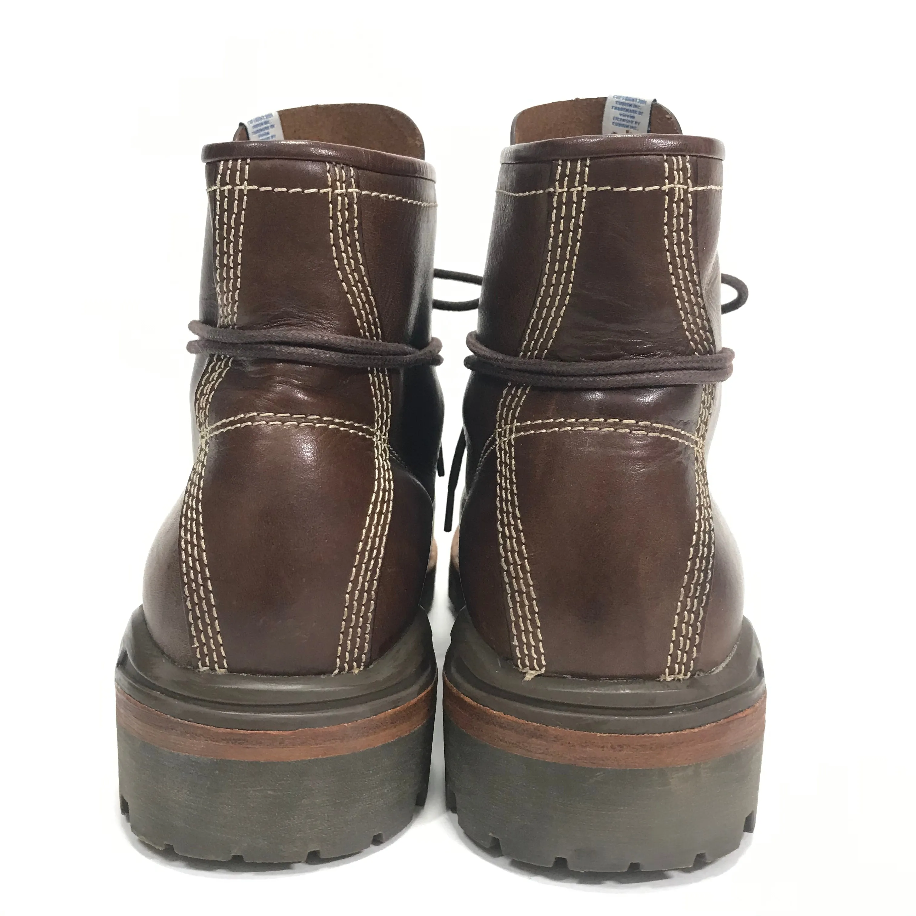 [9] Visvim 11SS Virgil Cap Okie Folk Boots Brown