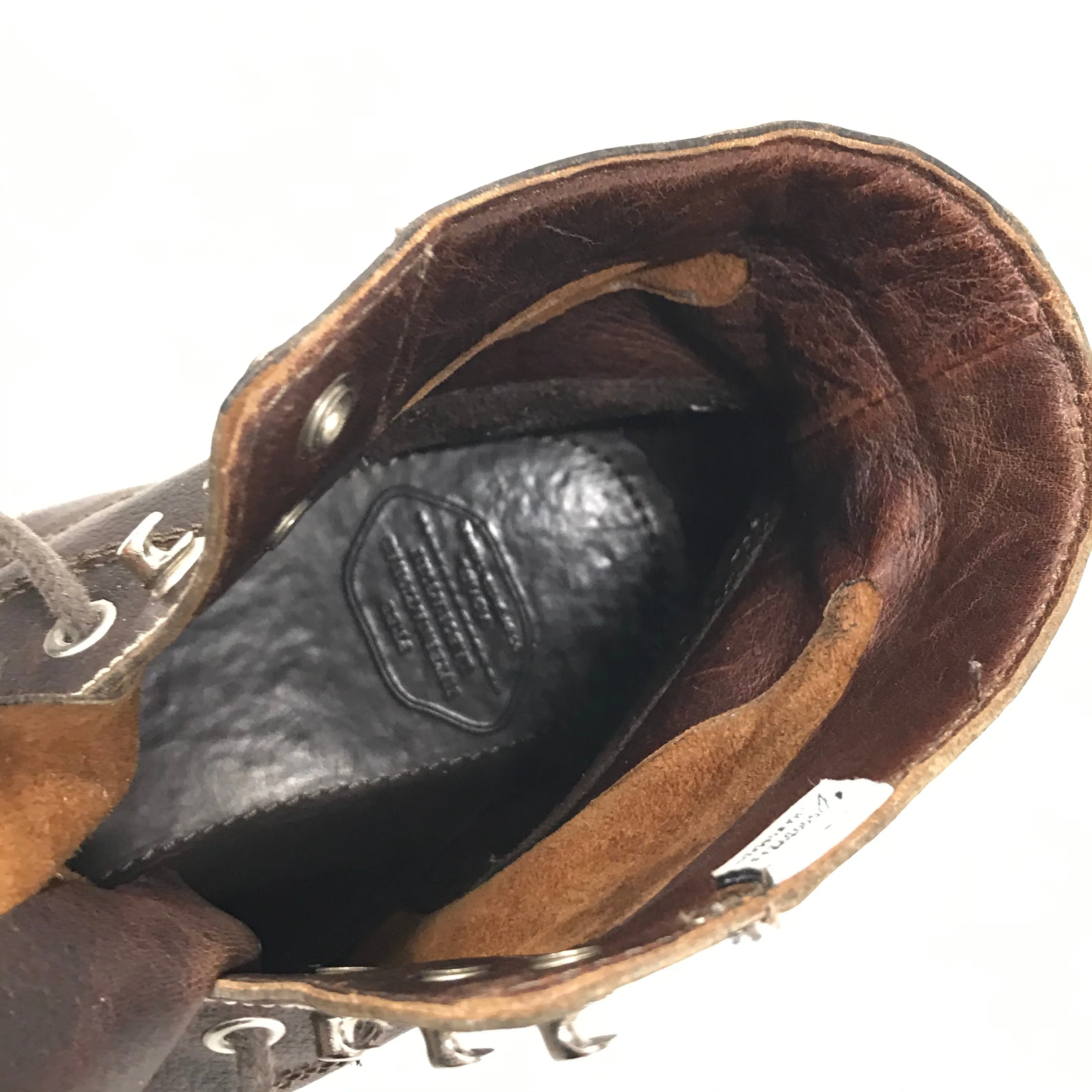 [9.5] Visvim Virgil Boots Folk Kngr ( Kangaroo ) Dark Brown