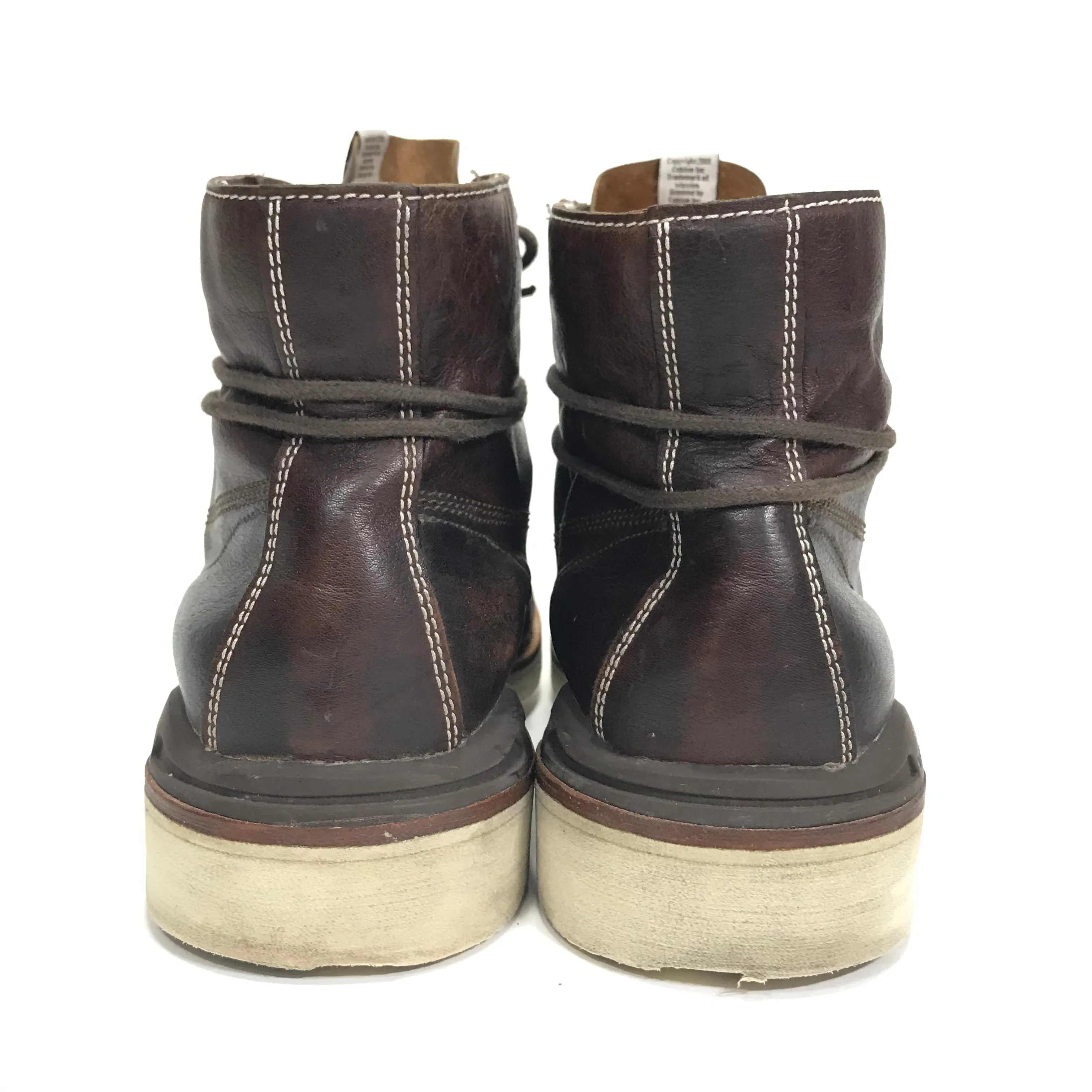 [9.5] Visvim Virgil Boots Folk Kngr ( Kangaroo ) Dark Brown