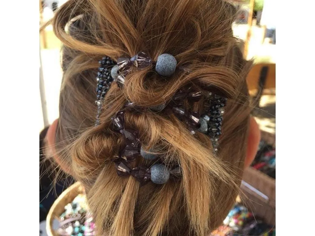 African Butterfly Wire Hair Clip - 7 Tong 561