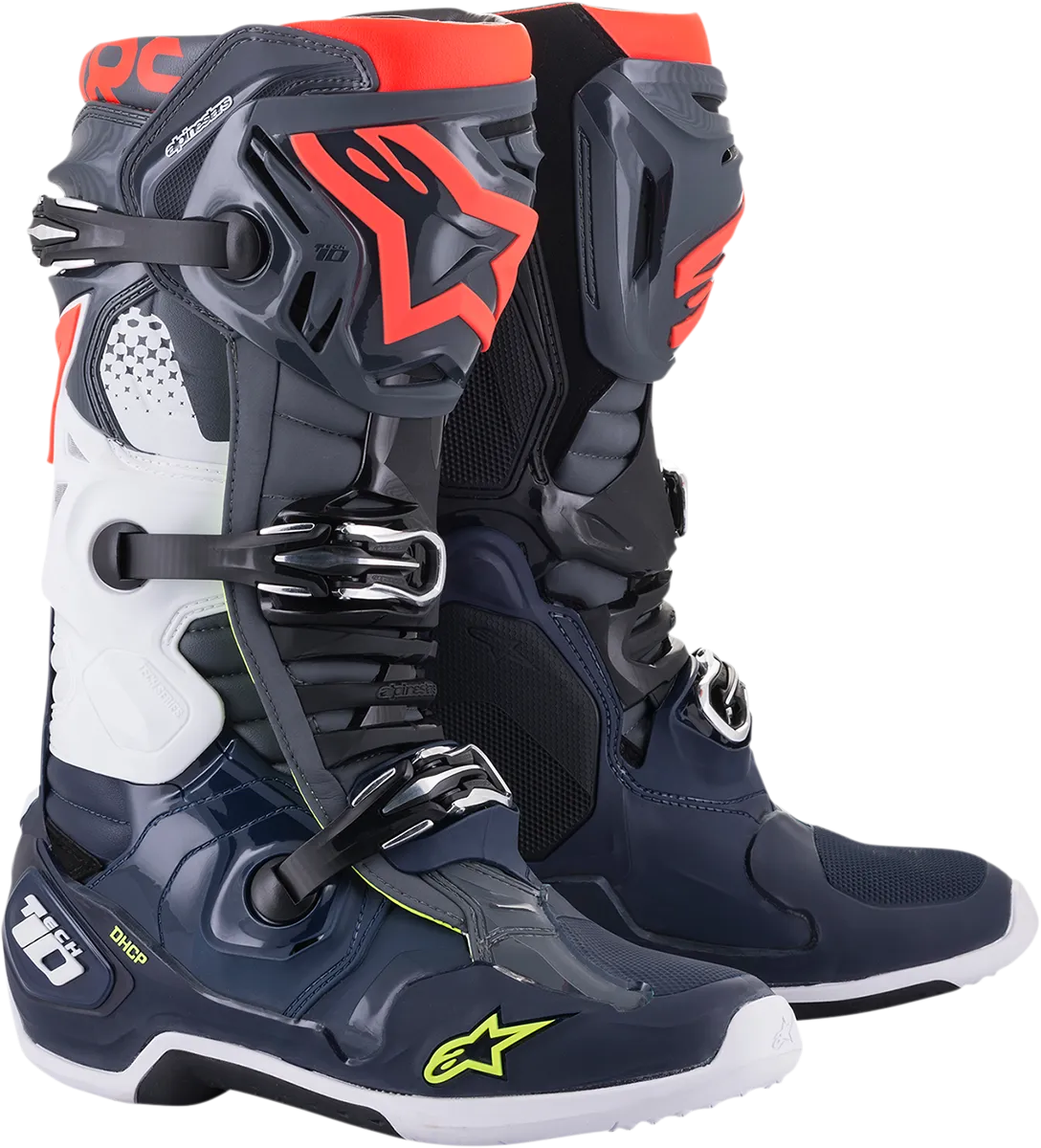 ALPINESTARS(MX) Tech 10 Boots - Gray/Blue/Red