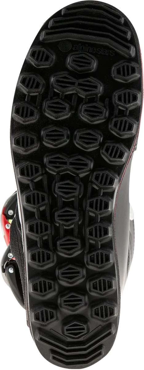 ALPINESTARS(MX) Tech-T Boots - White/Red/Yellow Fluorescent/Black