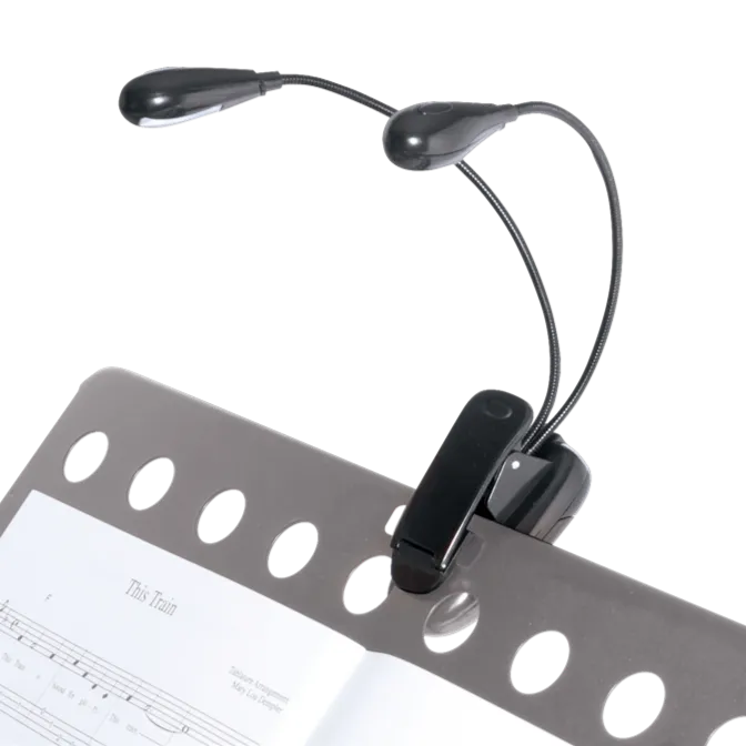 AMS Clip-On Flexible Dual LED Music Stand Light