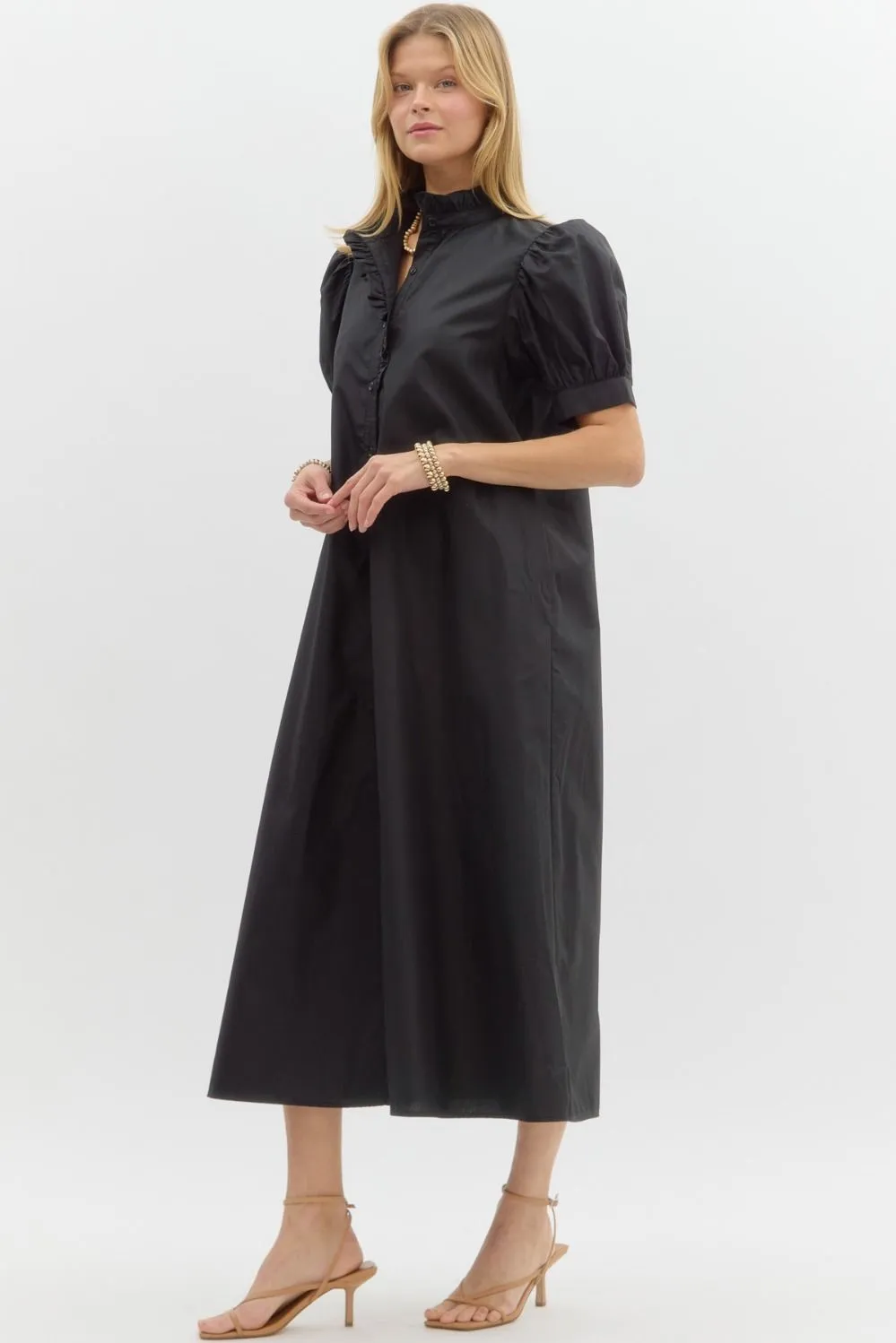 Anna A-Line Midi Dress