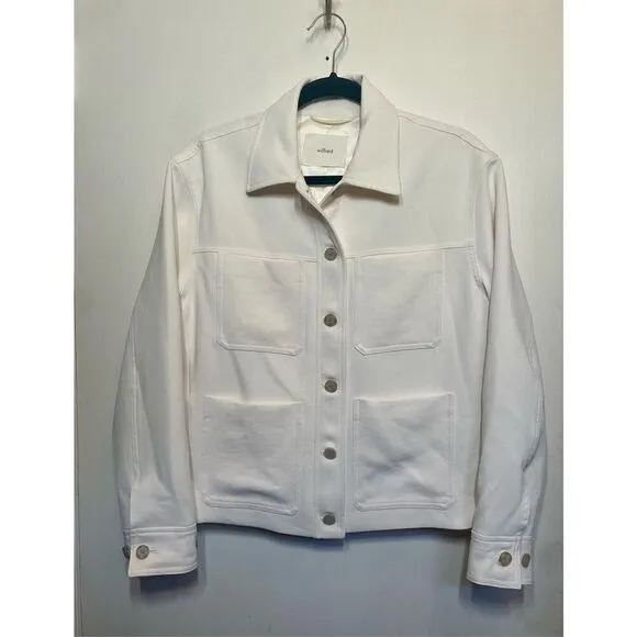 Aritzia Wilfred Aristotle Cream Jacket size S