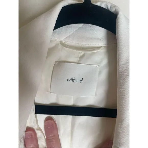 Aritzia Wilfred Aristotle Cream Jacket size S