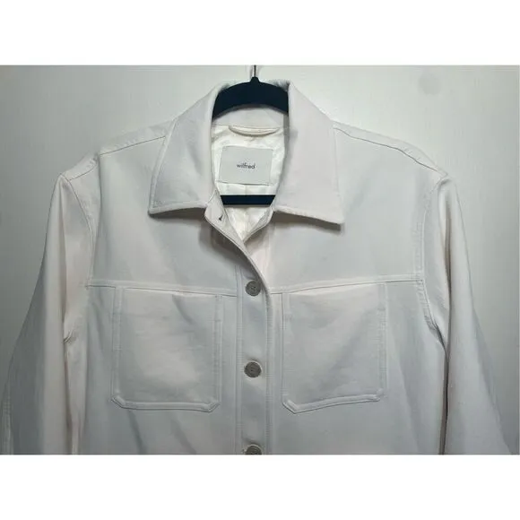Aritzia Wilfred Aristotle Cream Jacket size S