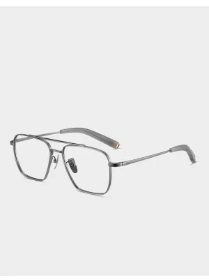 Armazón Graduable 100% Titanio Puro 58mm Flexible Forma Aviador Piloto Racing Driver