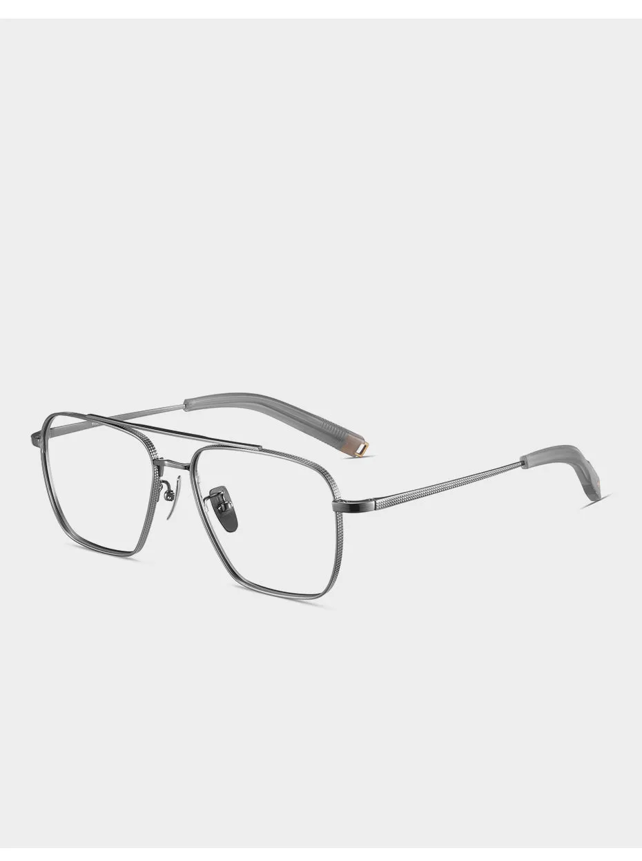 Armazón Graduable 100% Titanio Puro 58mm Flexible Forma Aviador Piloto Racing Driver