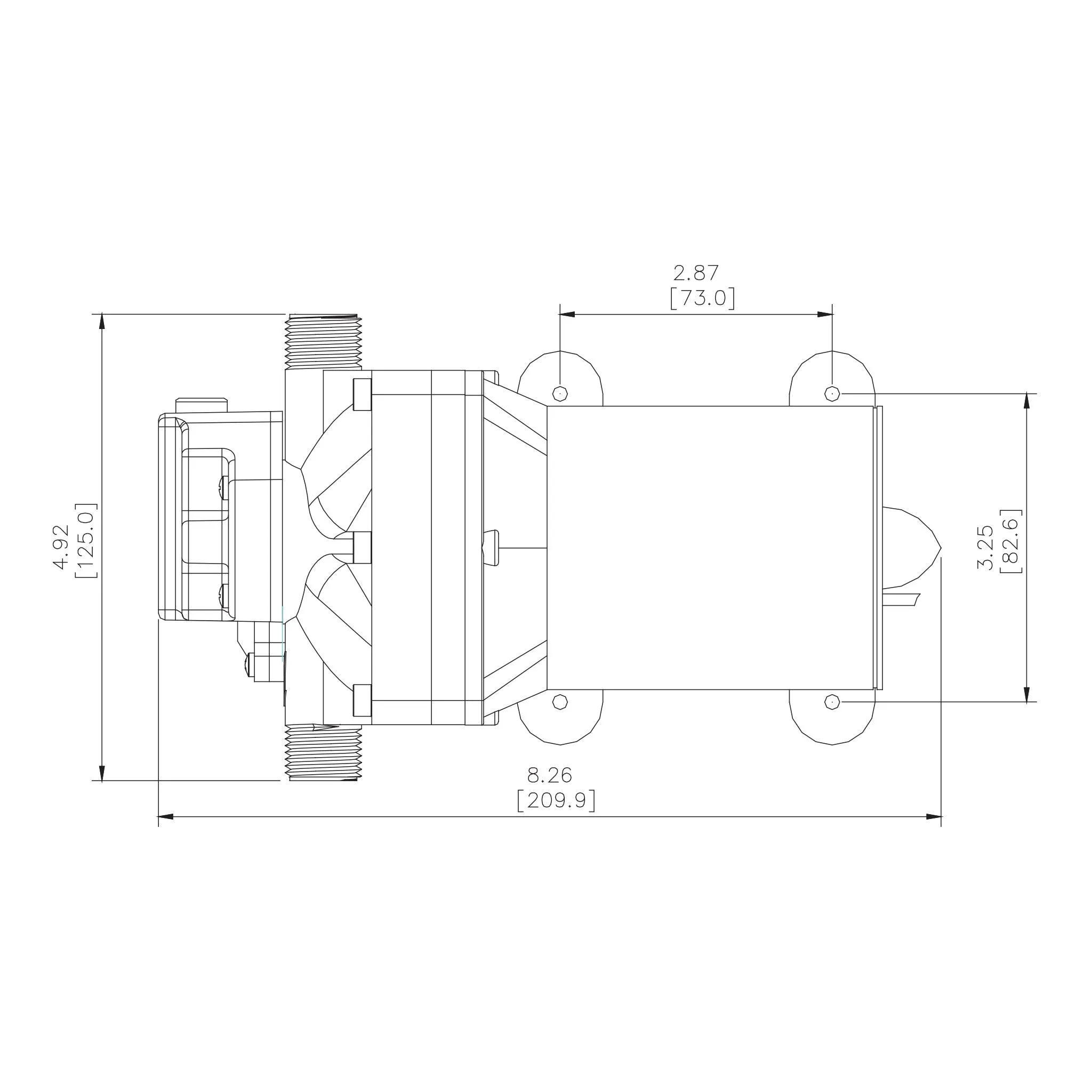Aussie Traveller 12V RV Water Pump 11.4LPM