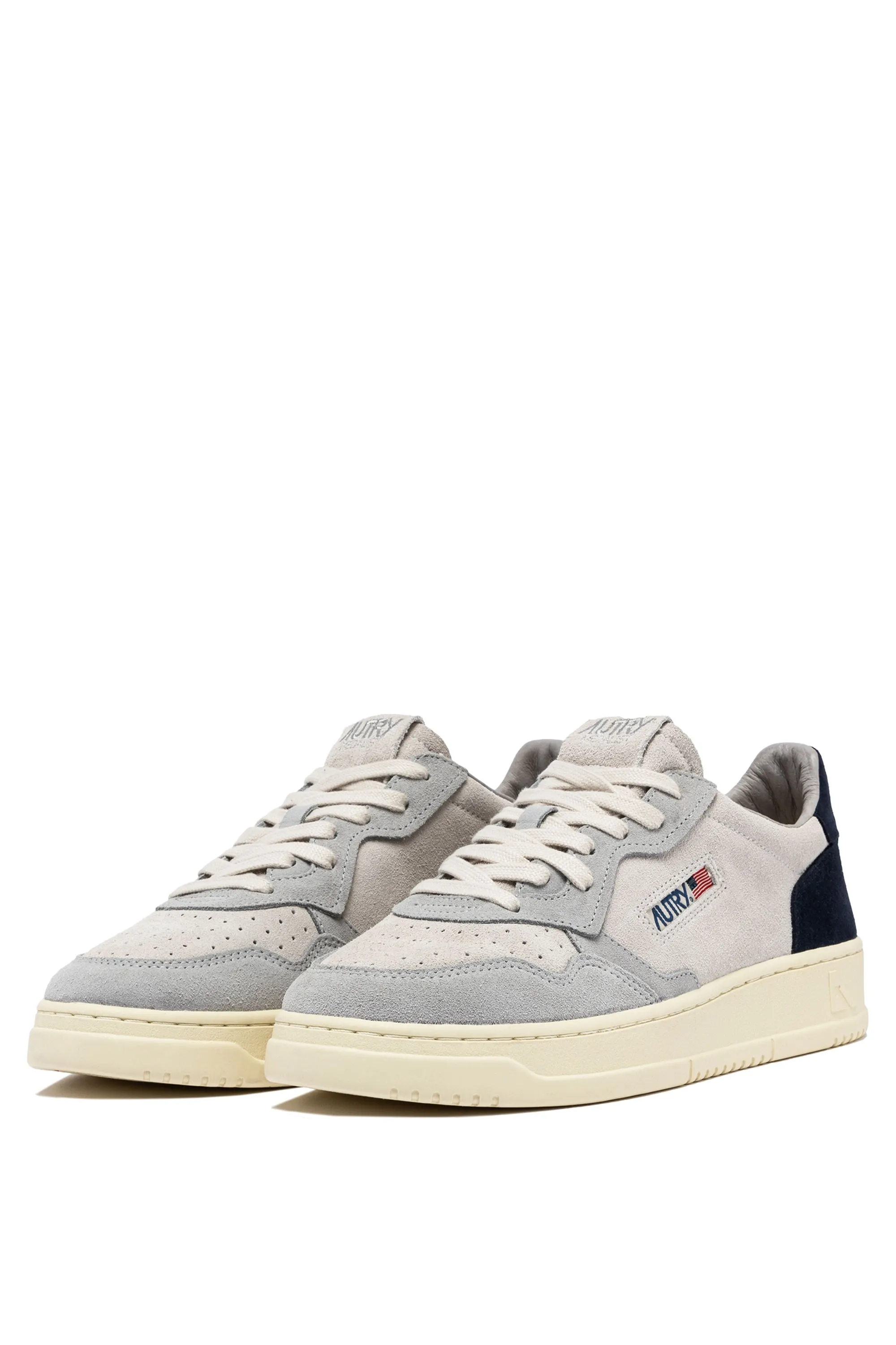 Autry Sneakers Medalist Low Man Tric Suede Grigio Uomo