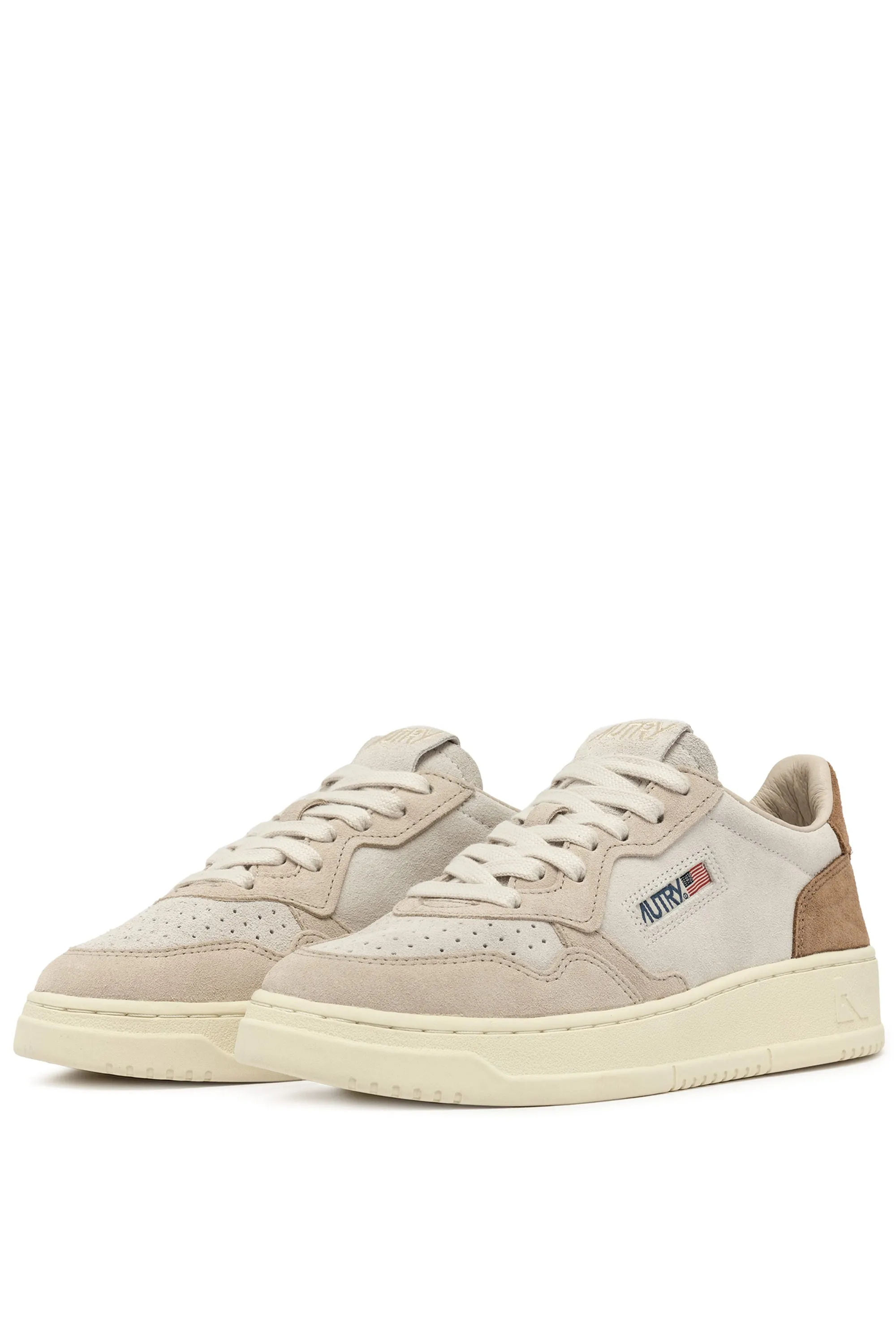 Autry Sneakers Medalist Low Wom Tric Suede Beige Donna
