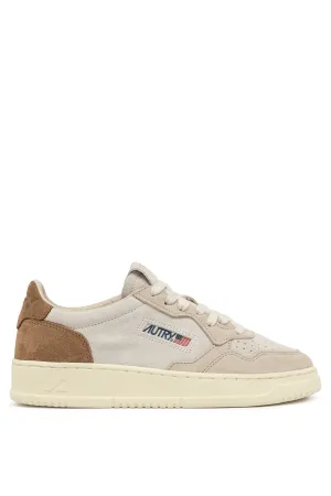 Autry Sneakers Medalist Low Wom Tric Suede Beige Donna