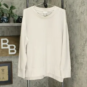 Ava & Viv Women's Plus Size Long Sleeve Crewneck Sweatshirt Grey 1X