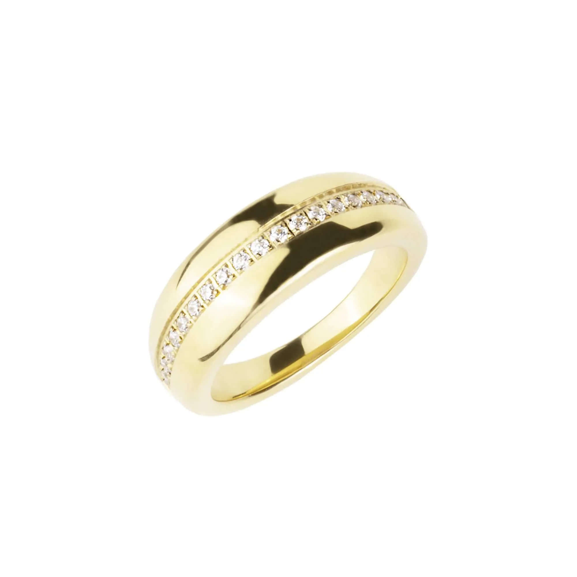 Bague côme chic en acier