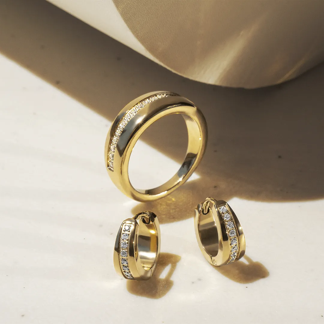 Bague côme chic en acier