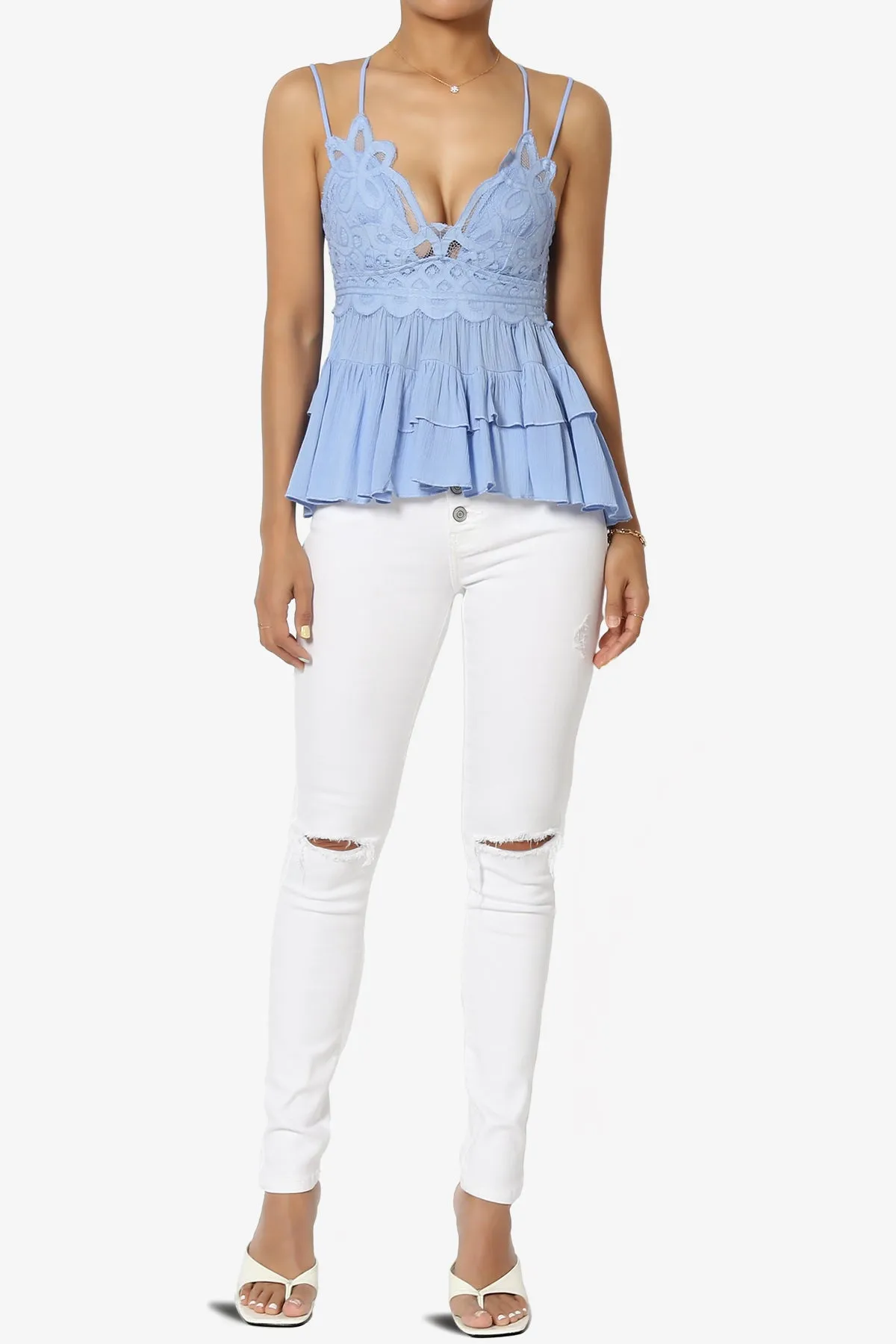 Bella Super High Rise Skinny Jeans in Phantom White