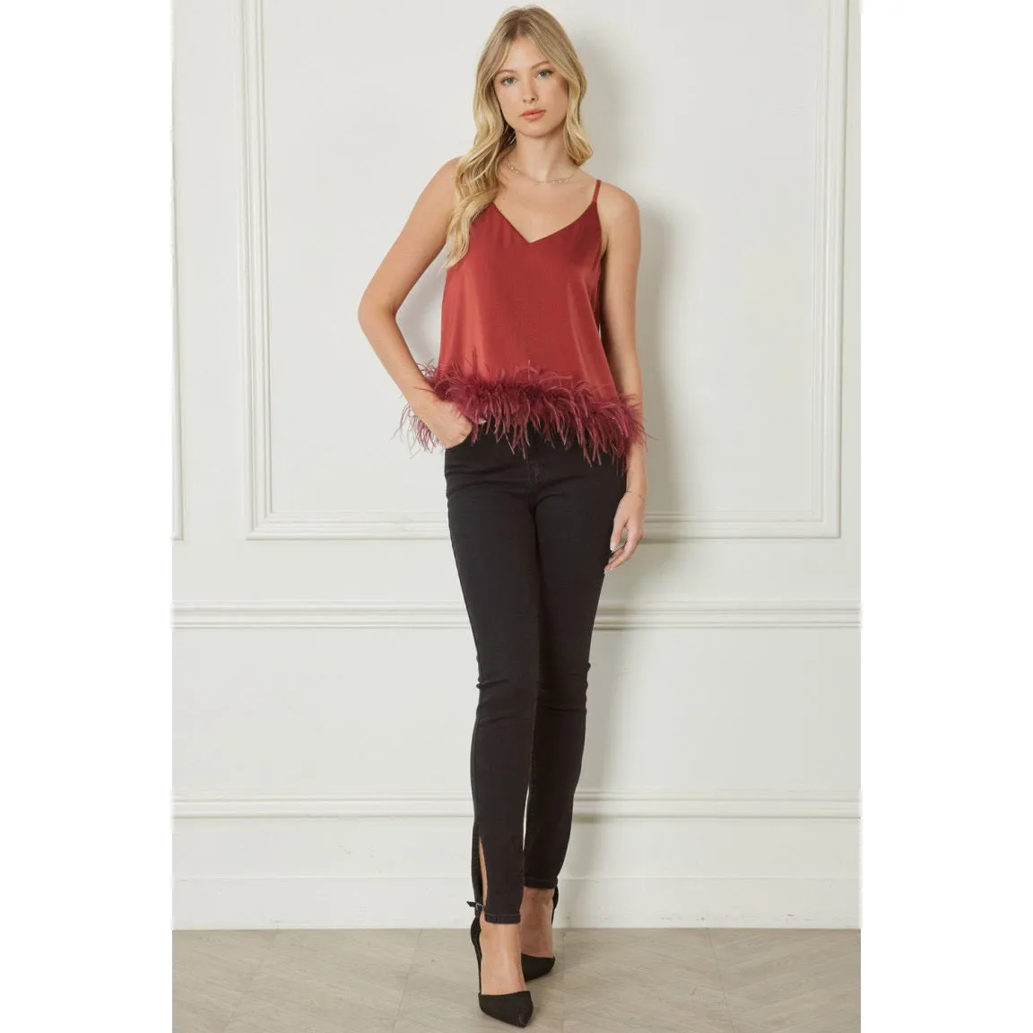 Birds of a Feather Top in Brown