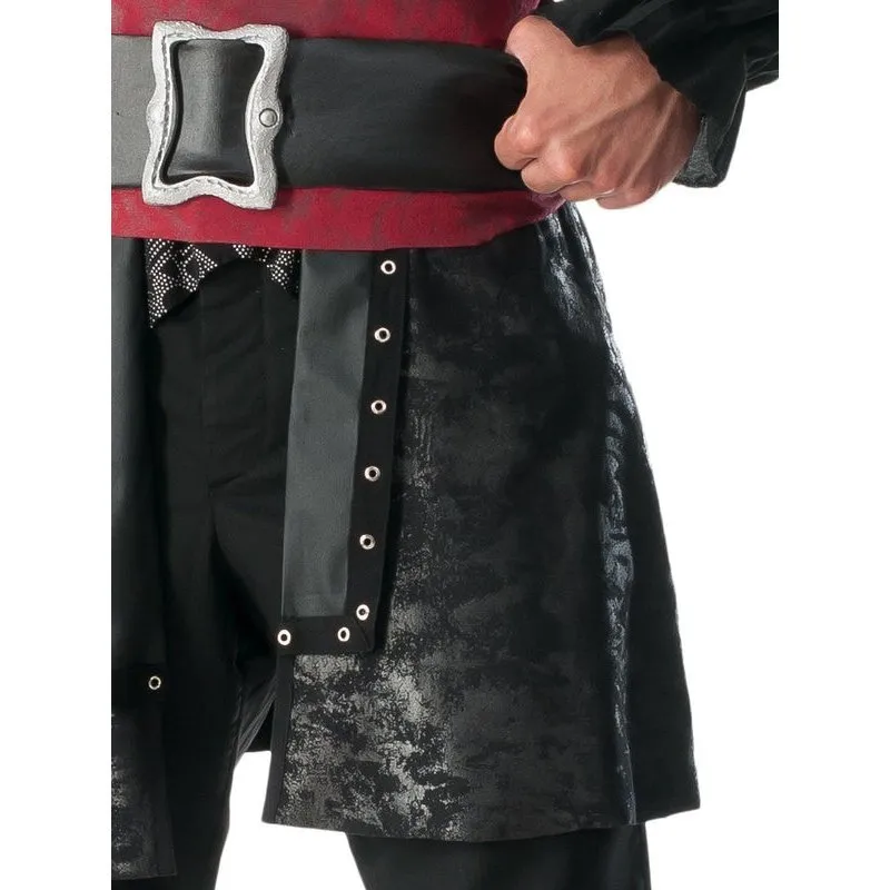 Black Beard Costume Size Std