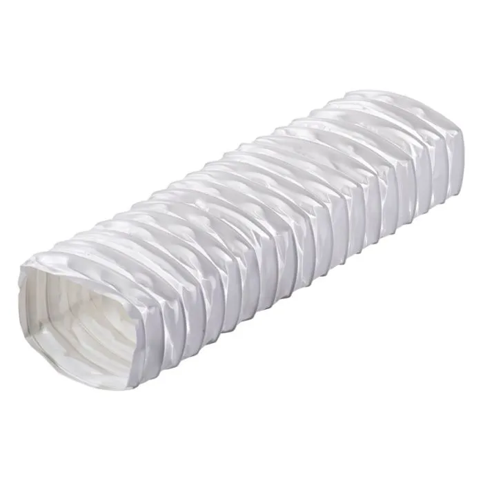 Blauberg 110x54mm x 0.5m Blauflex White Rectangular Flat PVC Flexible Ducting