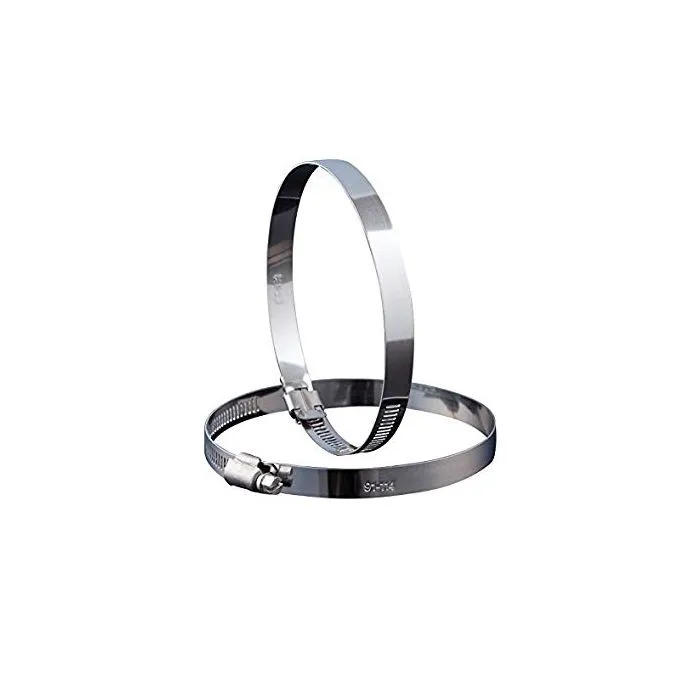 Blauberg DK-150-PVC-WHI Ventilation PVC Flexible Duct Cowled Wall Kit 6" 150mm White