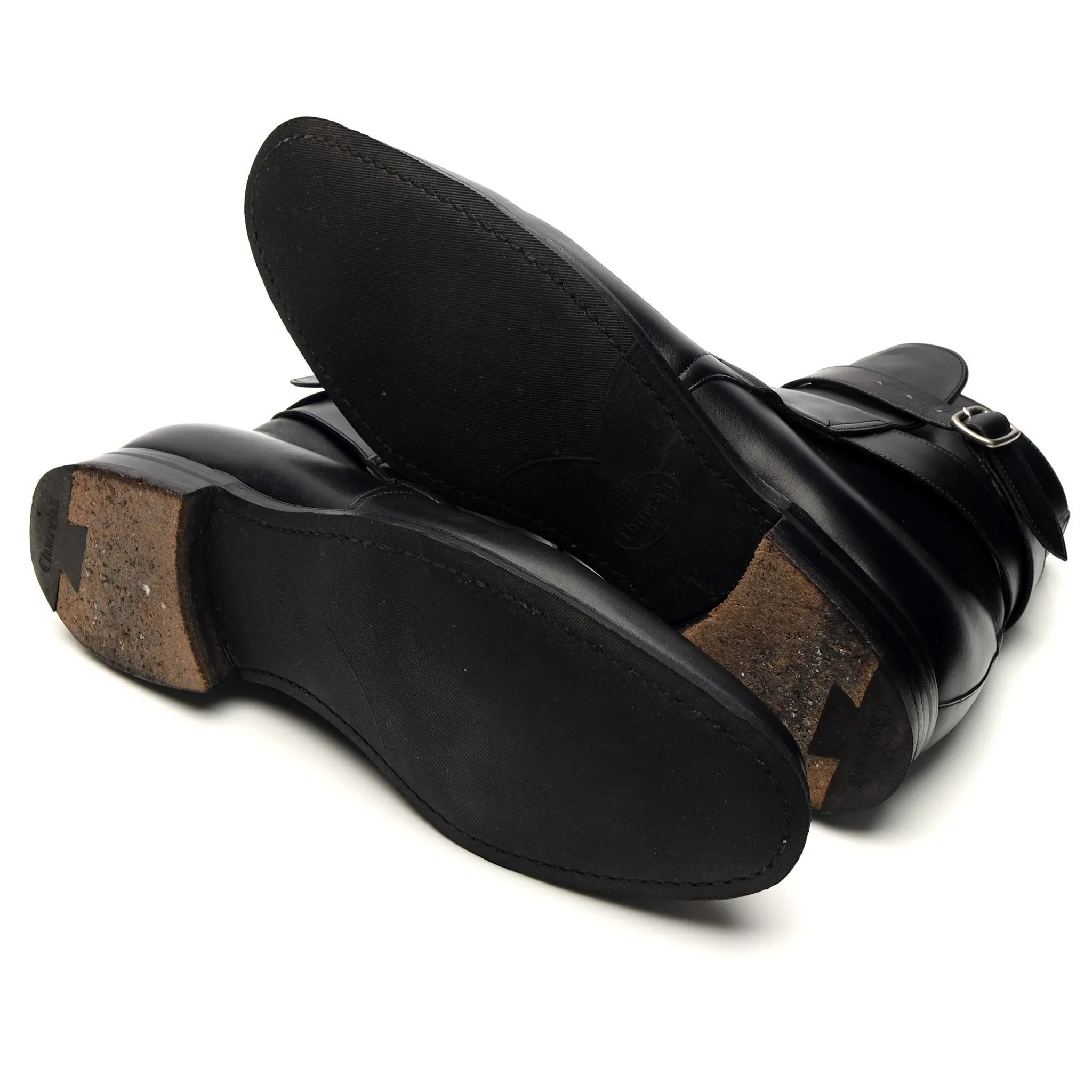 'Bletsoe' Black Leather Jodhpur Boots UK 9 F