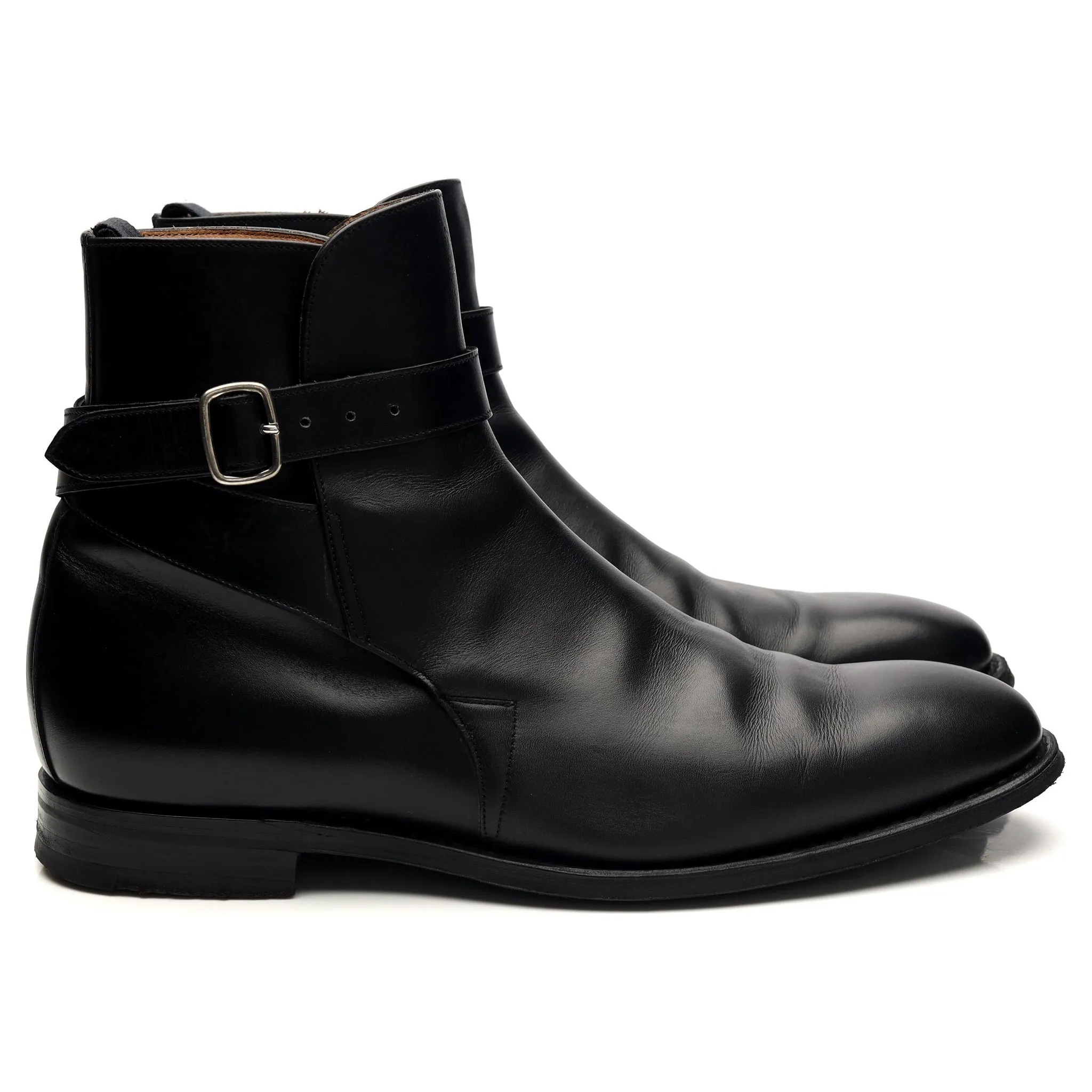 'Bletsoe' Black Leather Jodhpur Boots UK 9 F