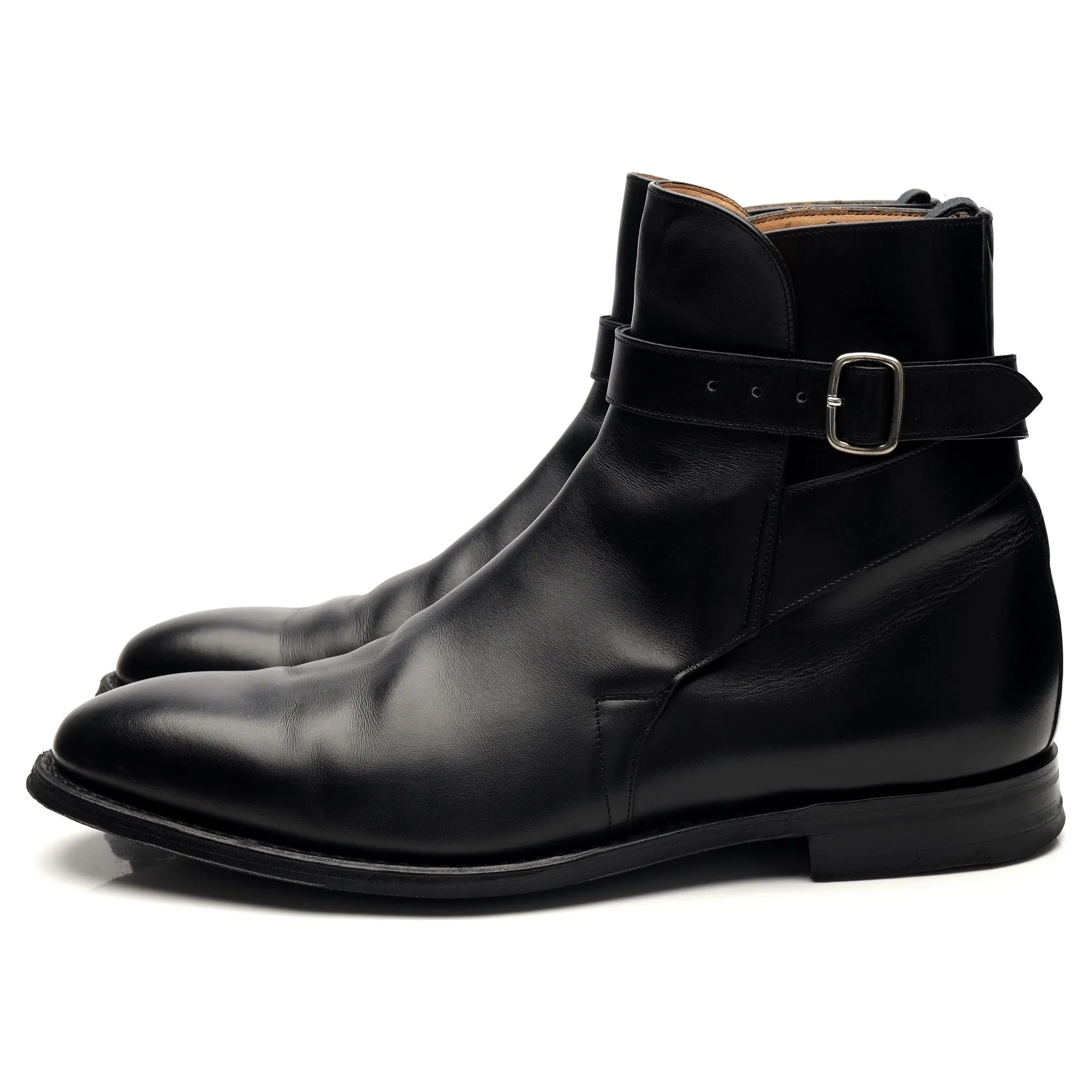 'Bletsoe' Black Leather Jodhpur Boots UK 9 F