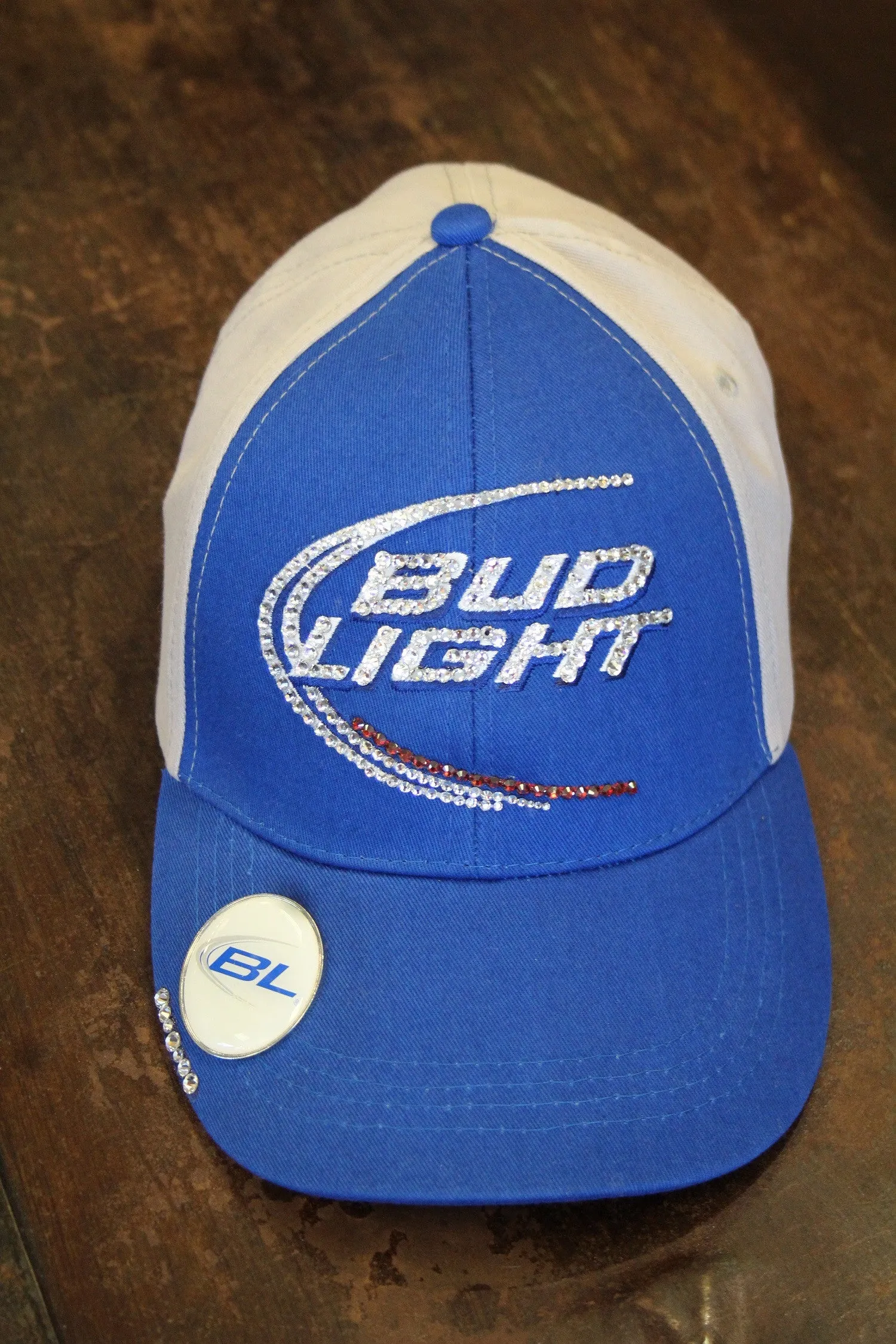 Bud Light | Embellished Blue/Grey Ball Cap