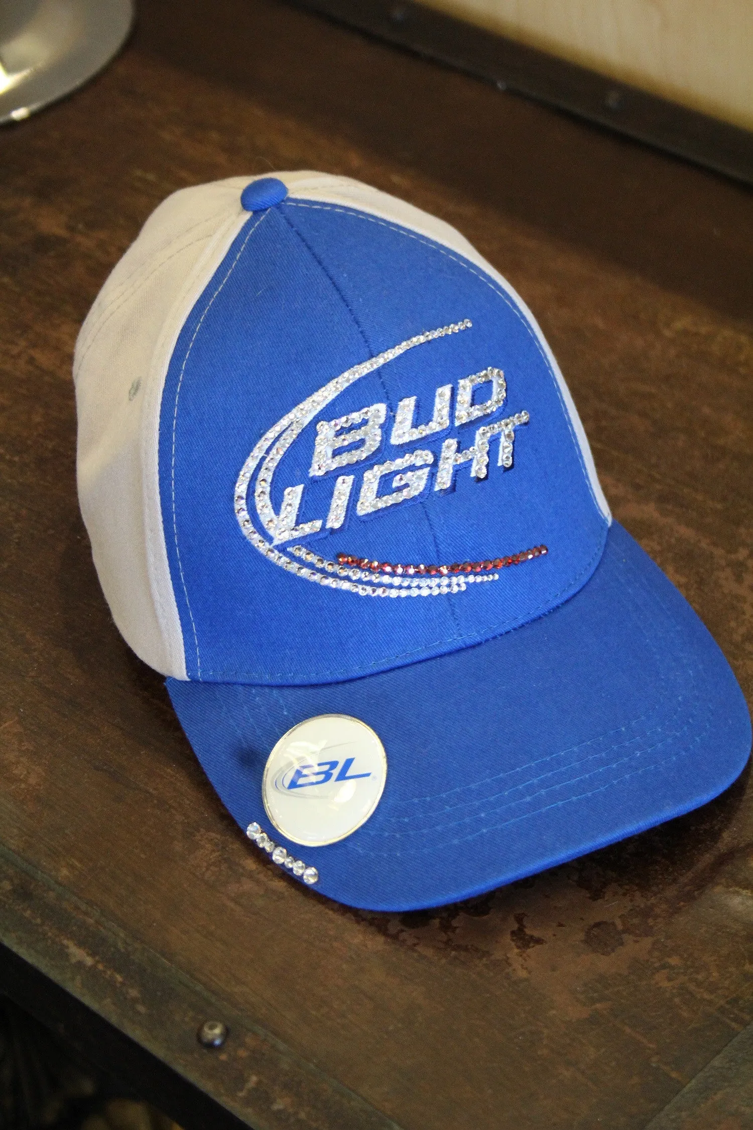 Bud Light | Embellished Blue/Grey Ball Cap