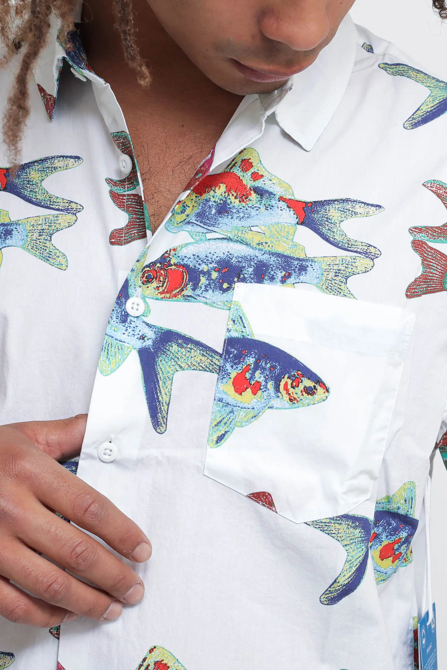 Camicia Fishbowl Woven - White Multi