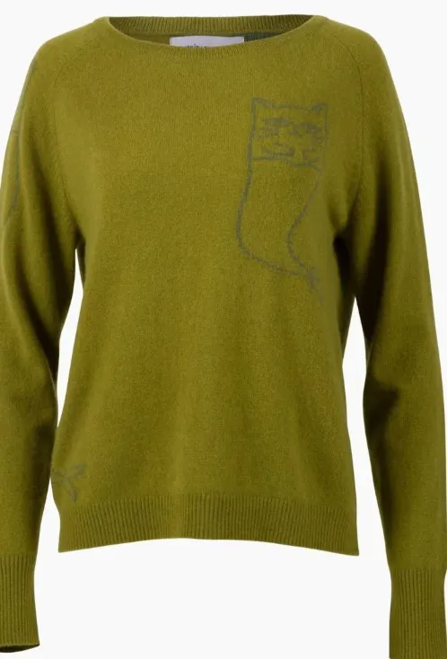 Catnip   Seaweed Catmermaid Cashmere Sweater