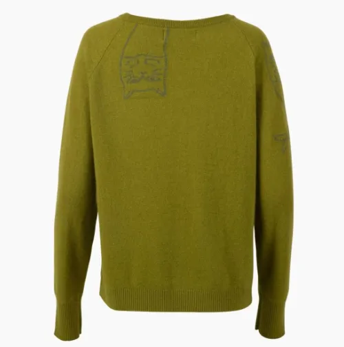 Catnip   Seaweed Catmermaid Cashmere Sweater