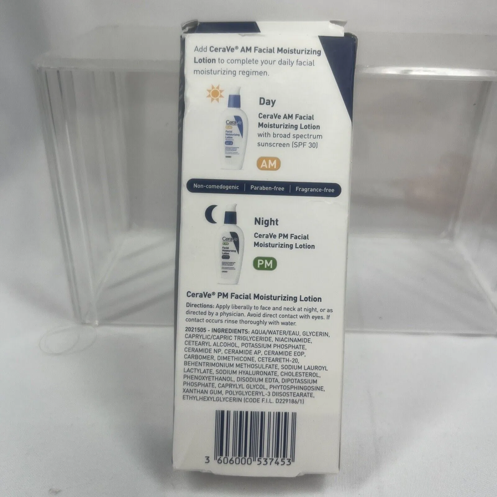 CeraVe Facial Moisturizing Lotion PM Ultra Lightweight 3 oz
