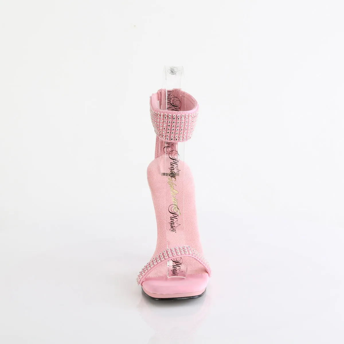 CHIC-40  Baby Pink Faux Leather-RS/Baby Pink