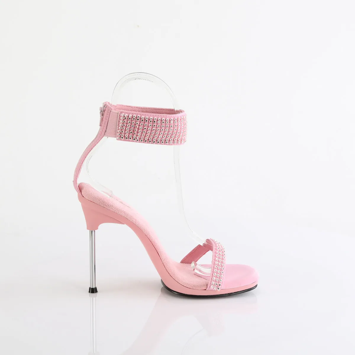 CHIC-40  Baby Pink Faux Leather-RS/Baby Pink