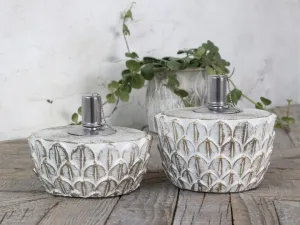 Chic Antique Vittel Olielampe Stor