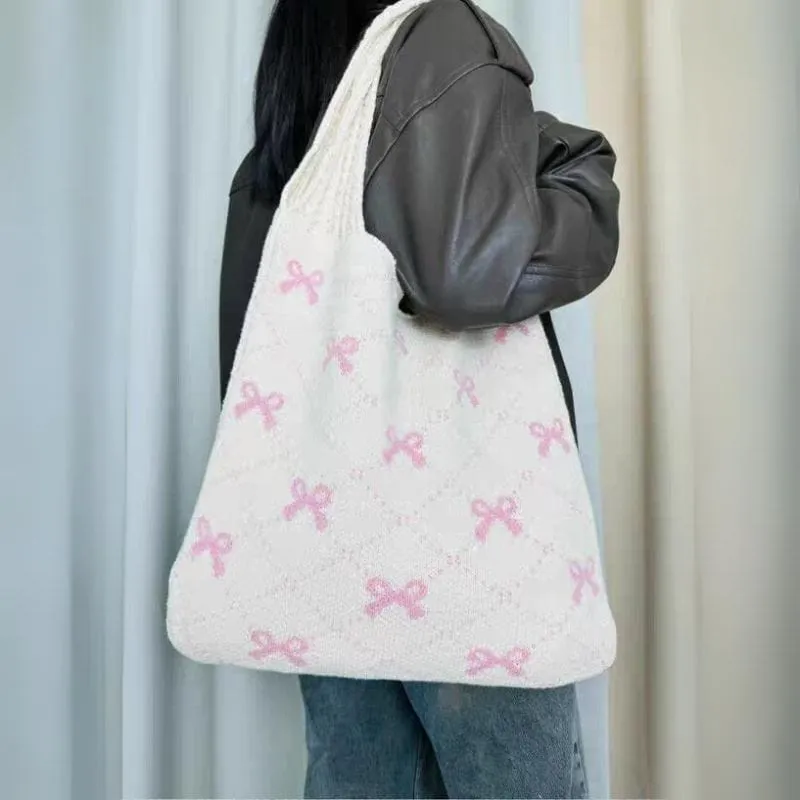 Chic Embroidery Casual Shoulder Bag
