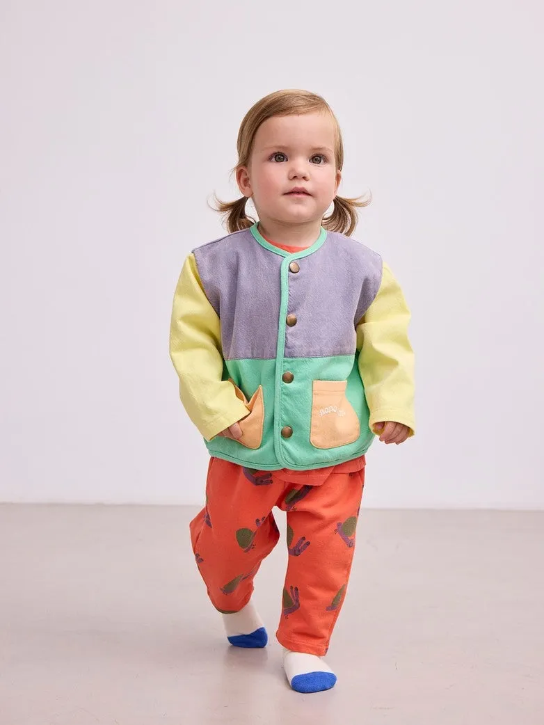 Color Block Woven Jacket, Multicolor