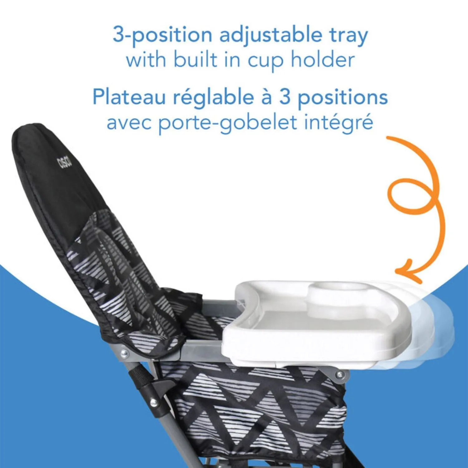 Cosco Simplefold LX high Chair - Torn Triangle