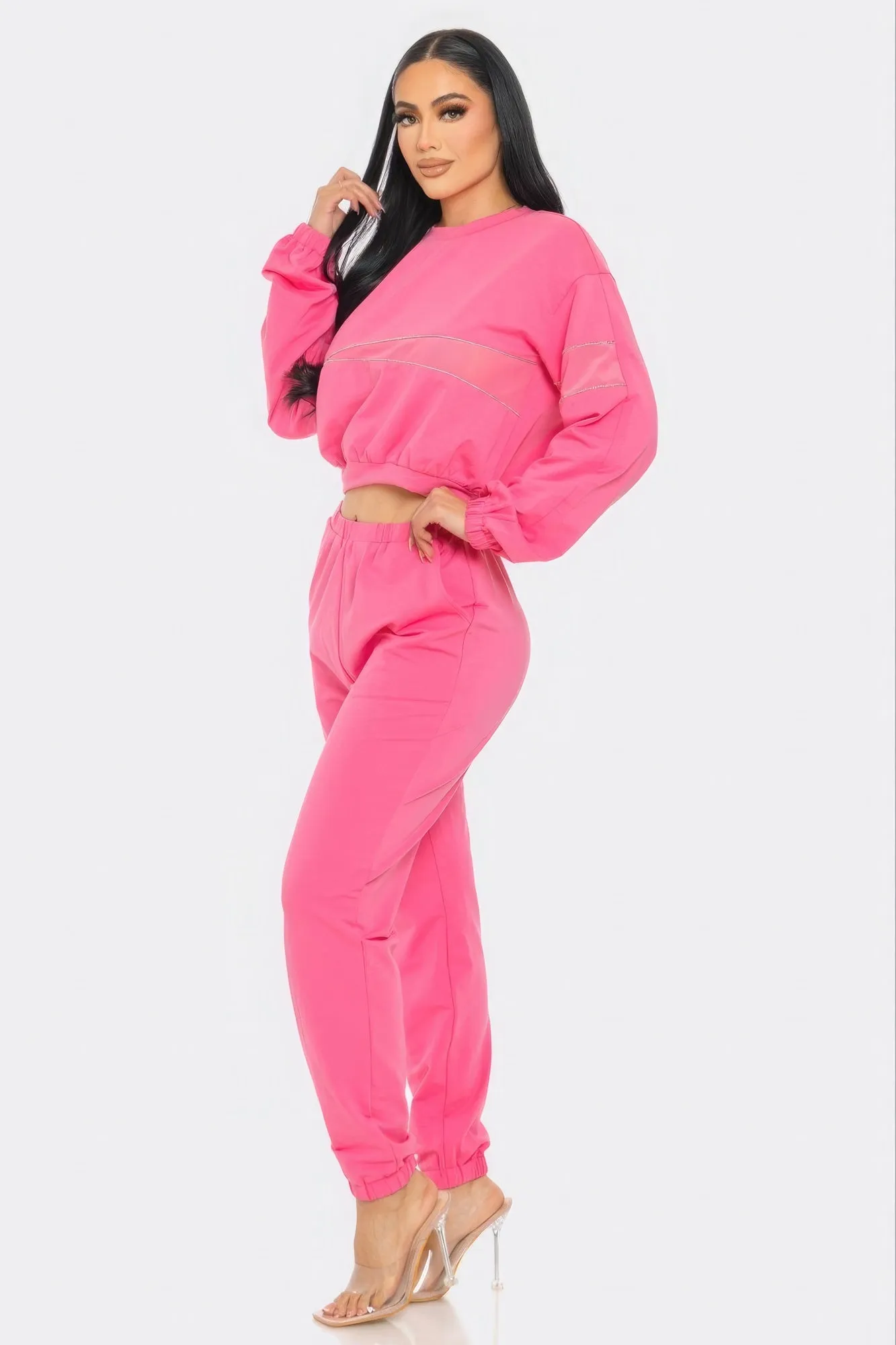 Cozy and Chic Rhinestone Detail Set